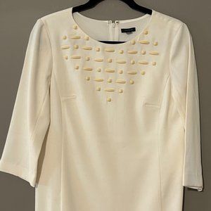 Ann Taylor - Size 4 - Winter White - Dress